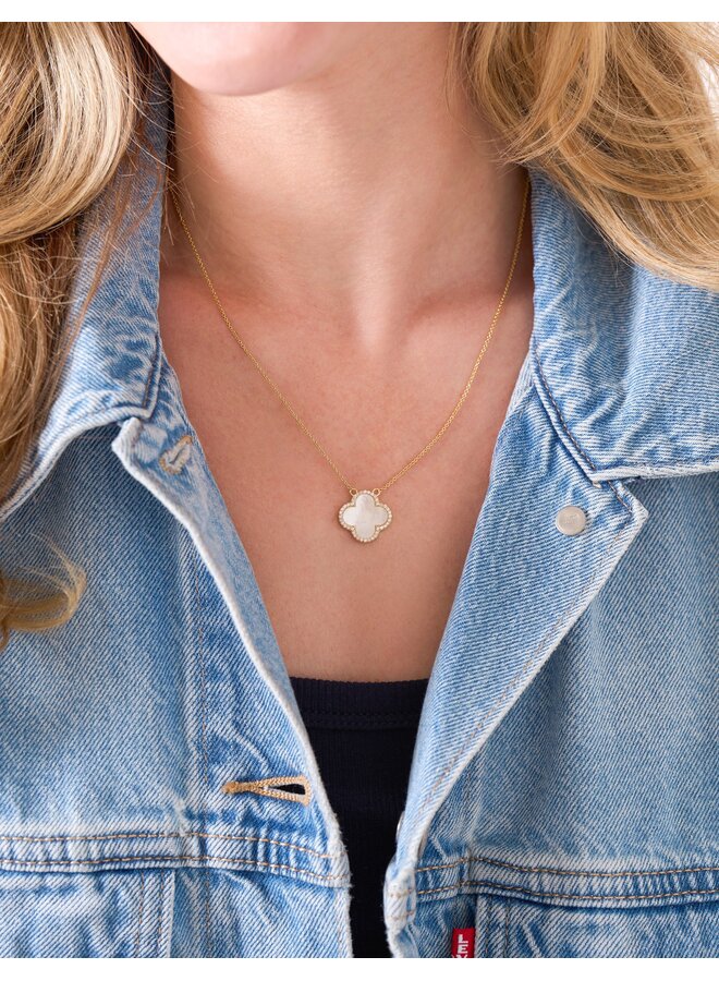 Icon White Necklace