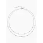 Double Strand Necklace - Silver
