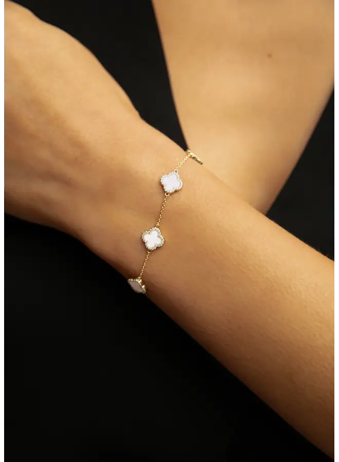Mini Icon Bracelet - White