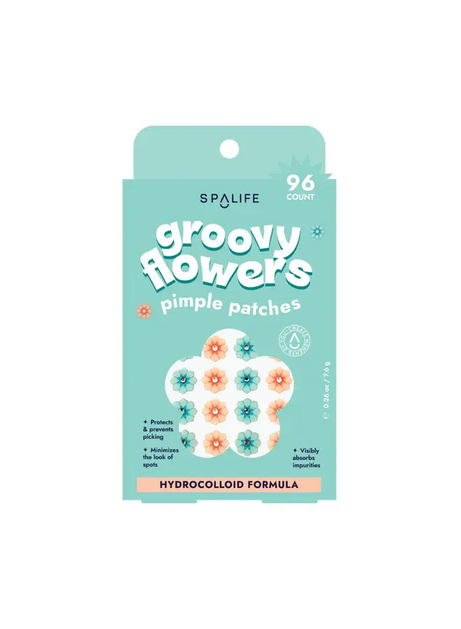 Groovy Flowers Pimple Patches