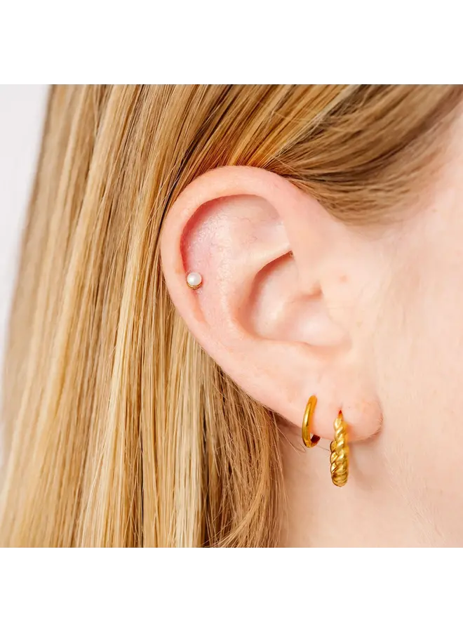 Kids Earrings-Mini Pearl