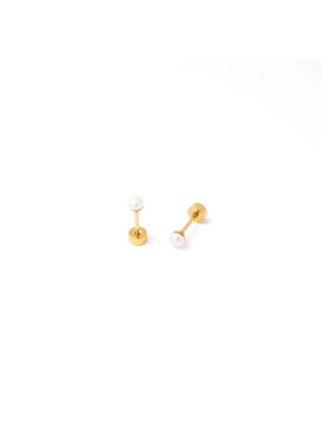 Kids Earrings-Mini Pearl