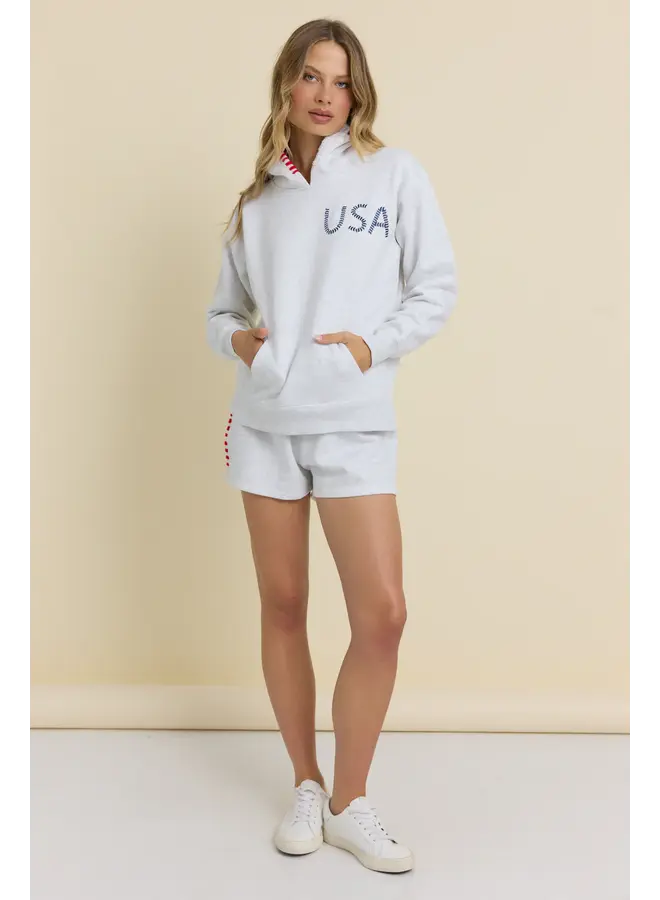 Embroidered Surfwash USA Hoodie