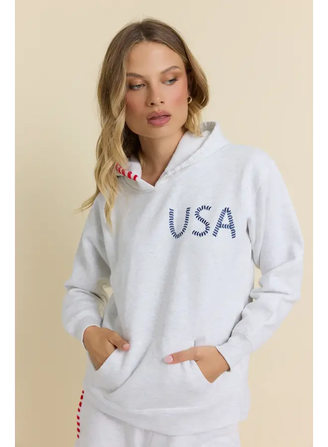 Embroidered Surfwash USA Hoodie