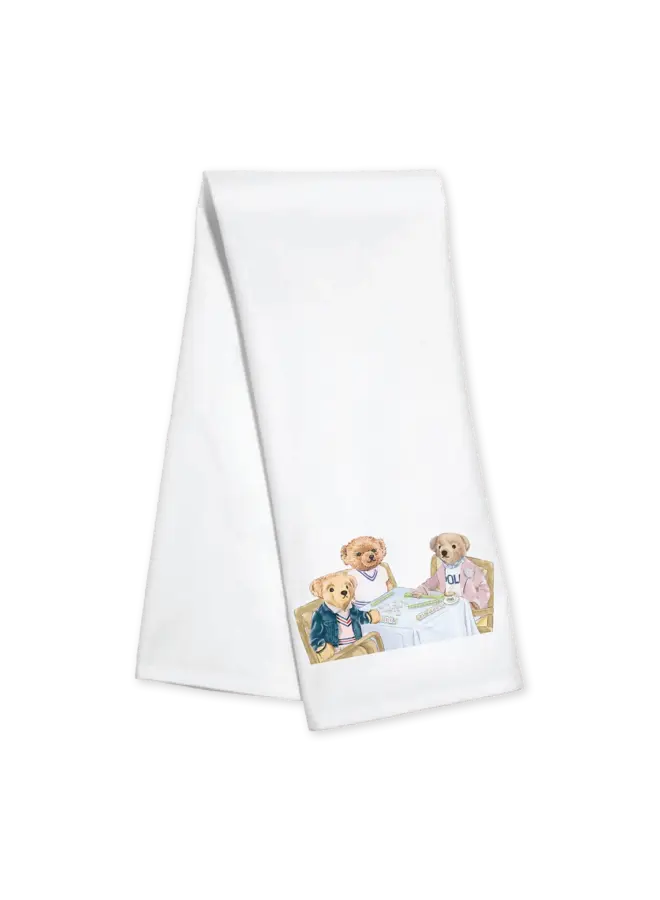 Kitchen Towel - Girls Playing Mahjong