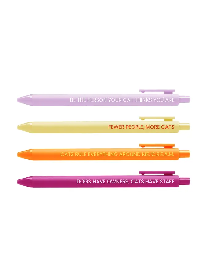 Cat Person Pen Set