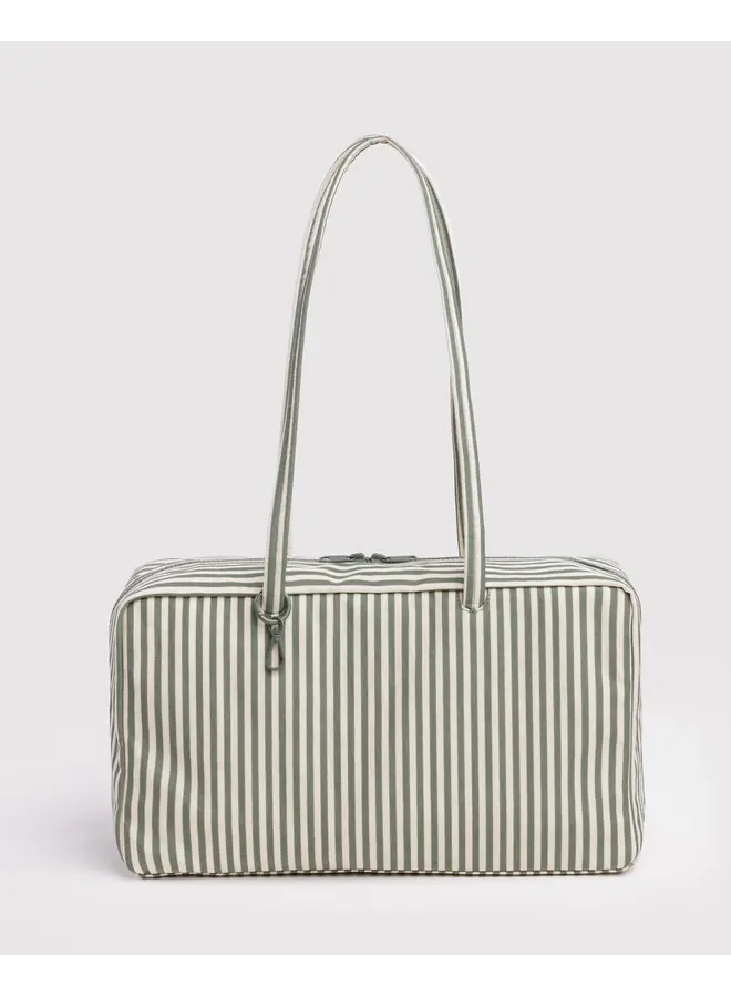 Medium Nylon Bowler Bag -