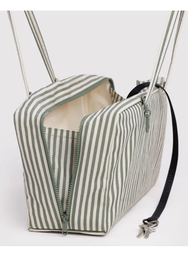 Medium Nylon Bowler Bag -