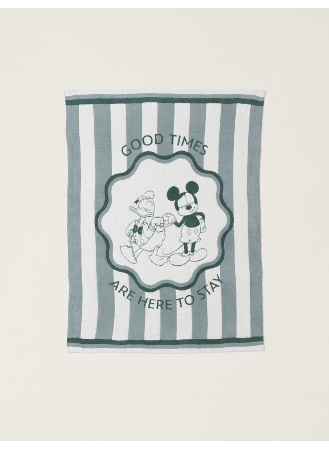 CozyChic® Disney Mickey and Donald Stripe Blanket