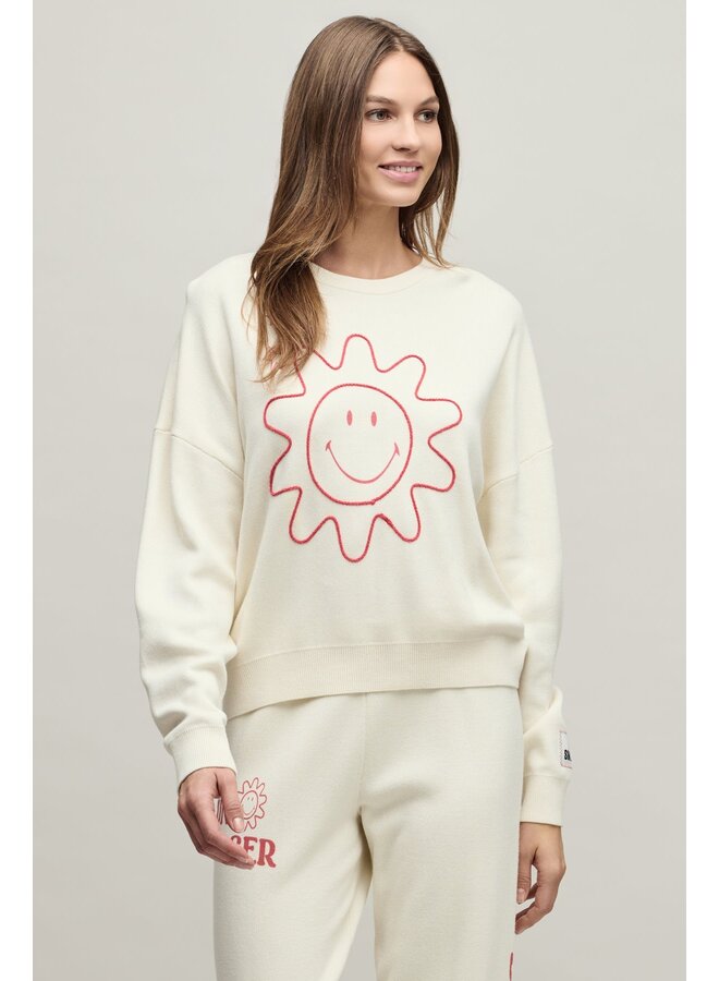 CozyChic Ultra Lite® Cotton Smiley® Sun & Stars Pullover -