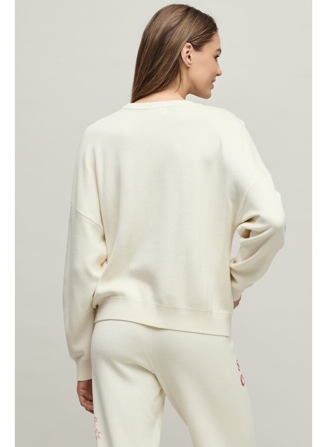 CozyChic Ultra Lite® Cotton Smiley® Sun & Stars Pullover -