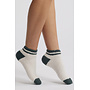 CozyChic Striped Tennis Socks - S/M -