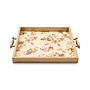 Wild Rose White Serving Tray