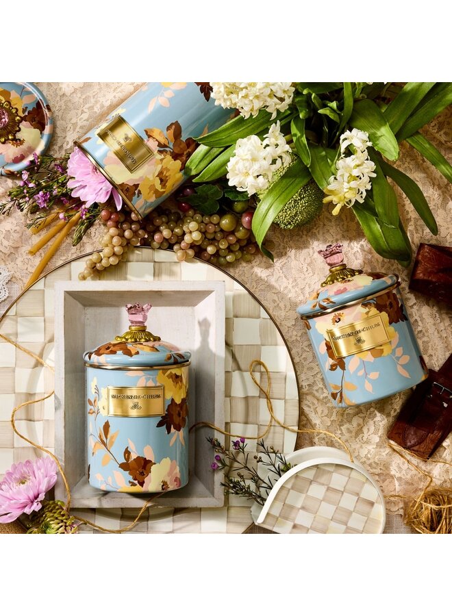Wild Rose Slate Small Canister