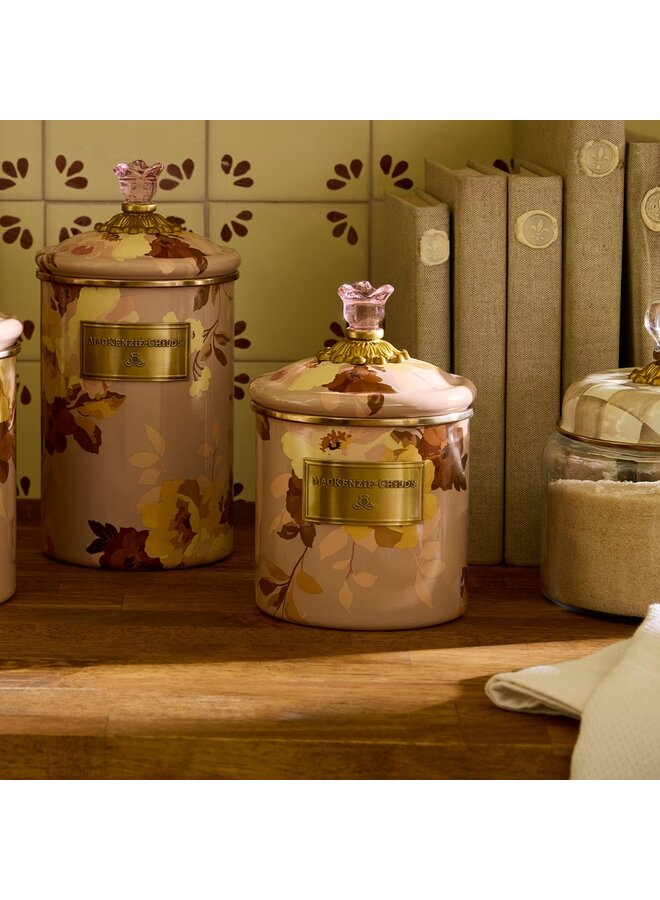 Wild Rose Mauve Small Canister