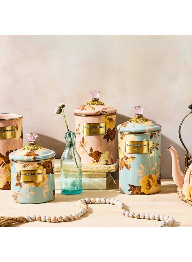 Wild Rose Mauve Medium Canister