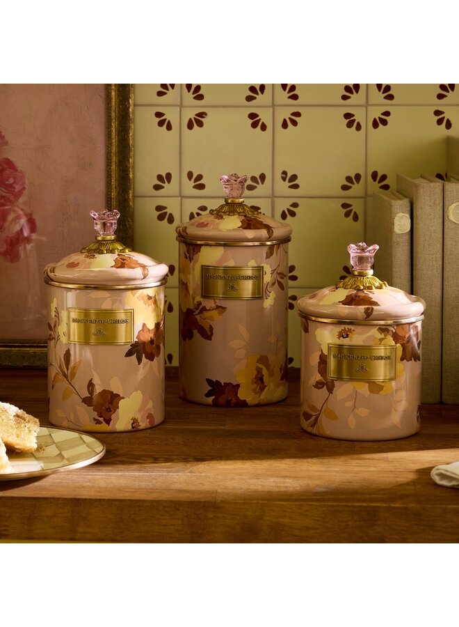 Wild Rose Mauve Medium Canister