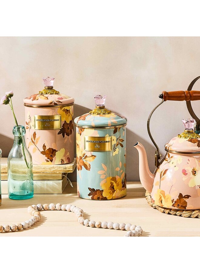 Wild Rose Slate Large Canister