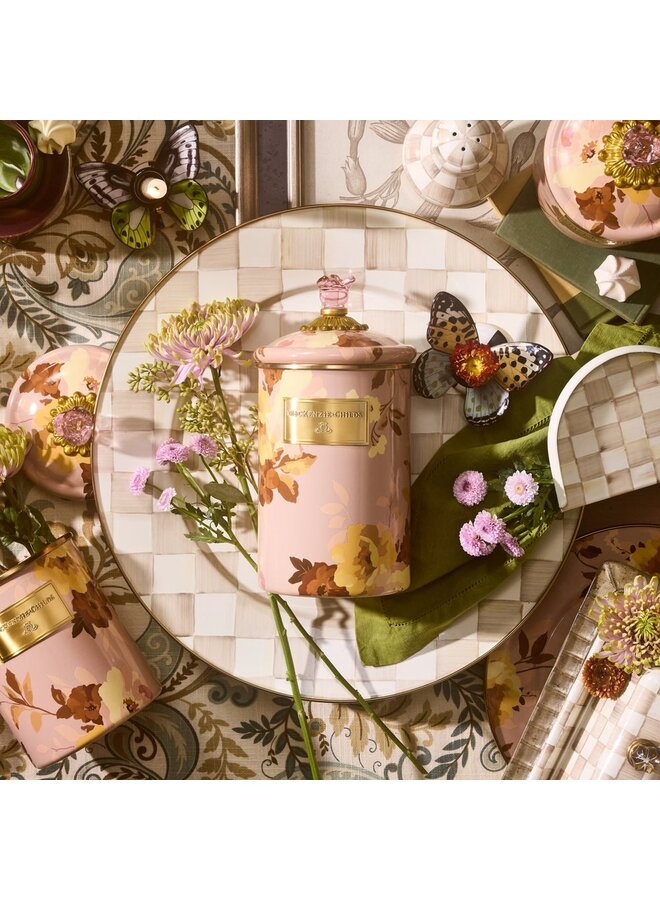 Wild Rose Mauve Large Canister