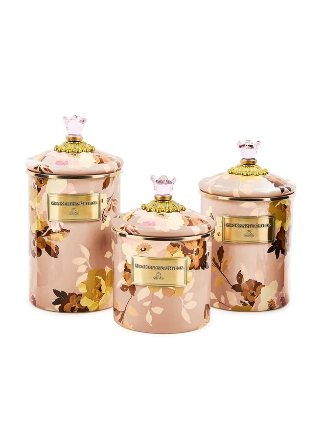 Wild Rose Mauve Large Canister