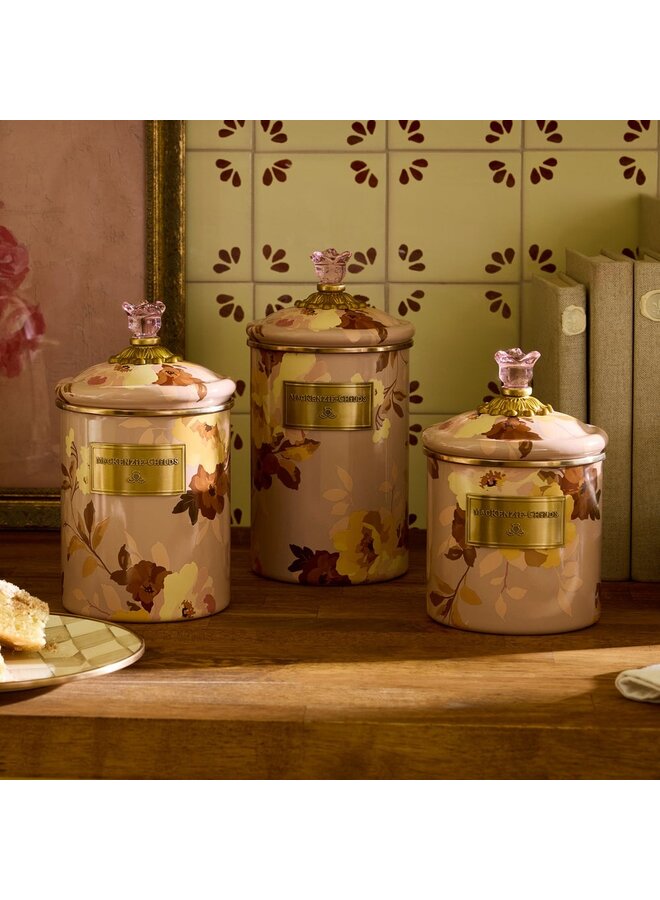 Wild Rose Mauve Large Canister