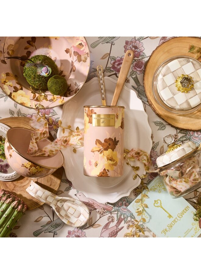 Wild Rose Mauve Utensil Holder