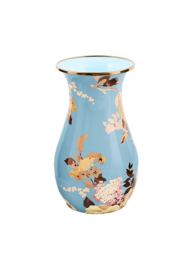 Wild Rose Slate Tall Vase