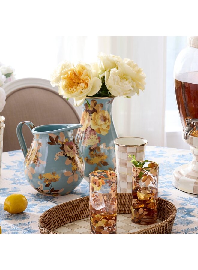 Wild Rose Slate Tall Vase