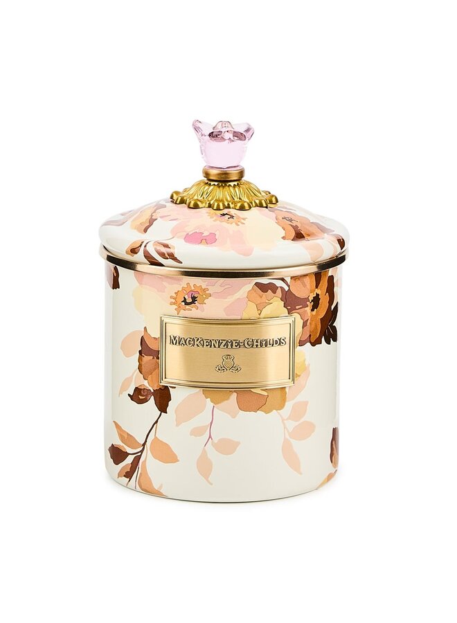 Wild Rose White Small Canister