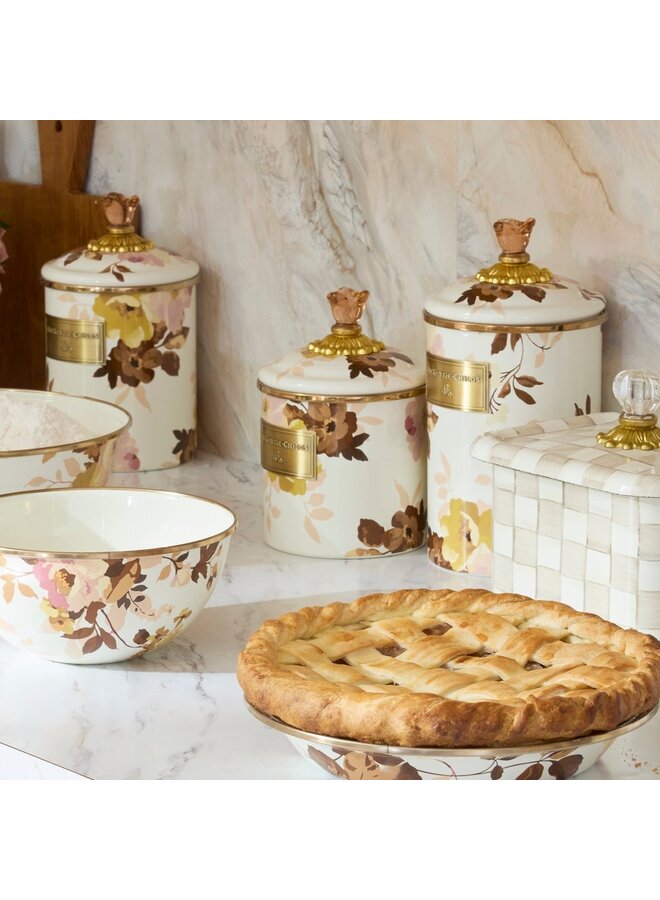 Wild Rose White Small Canister