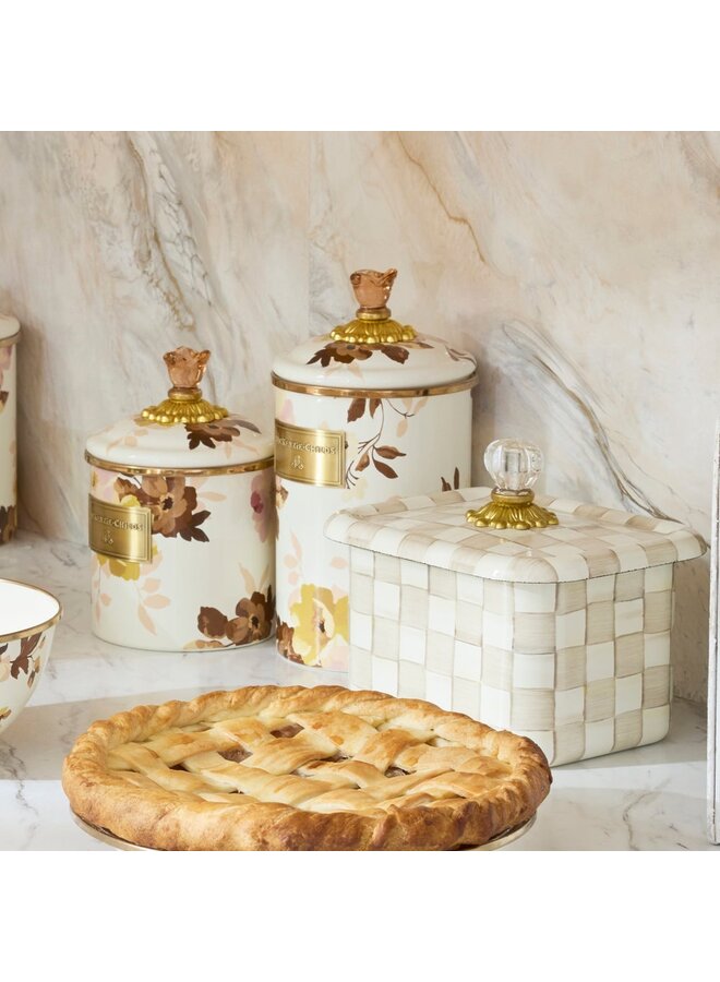 Wild Rose White Large Canister