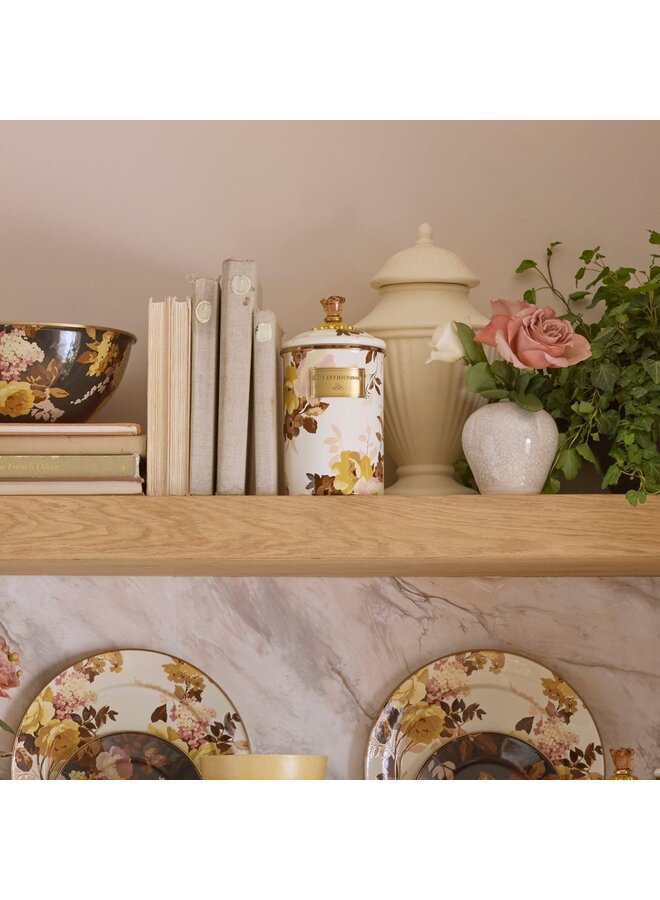 Wild Rose White Large Canister