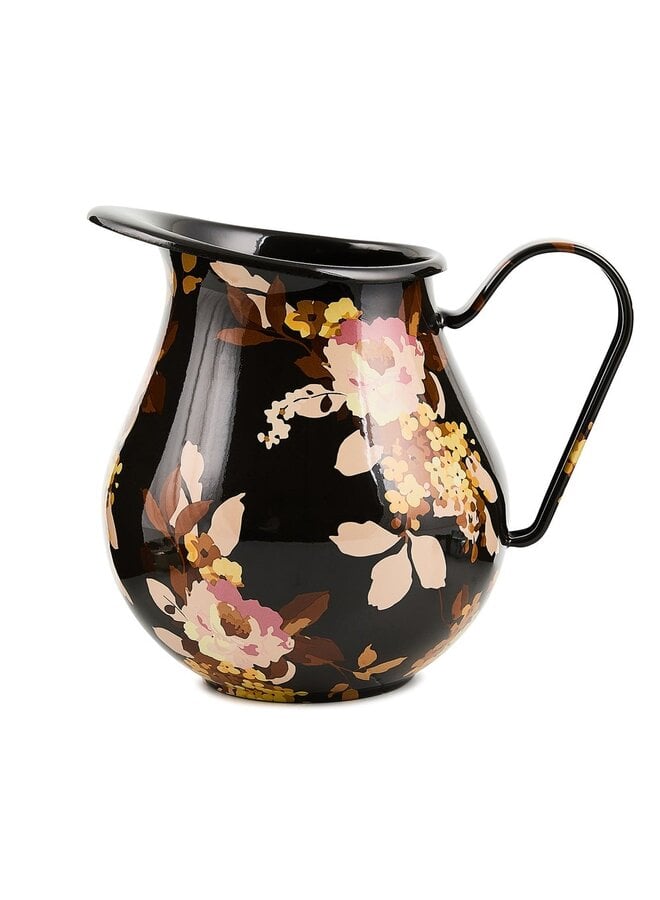 Wild Rose Brown Pitcher