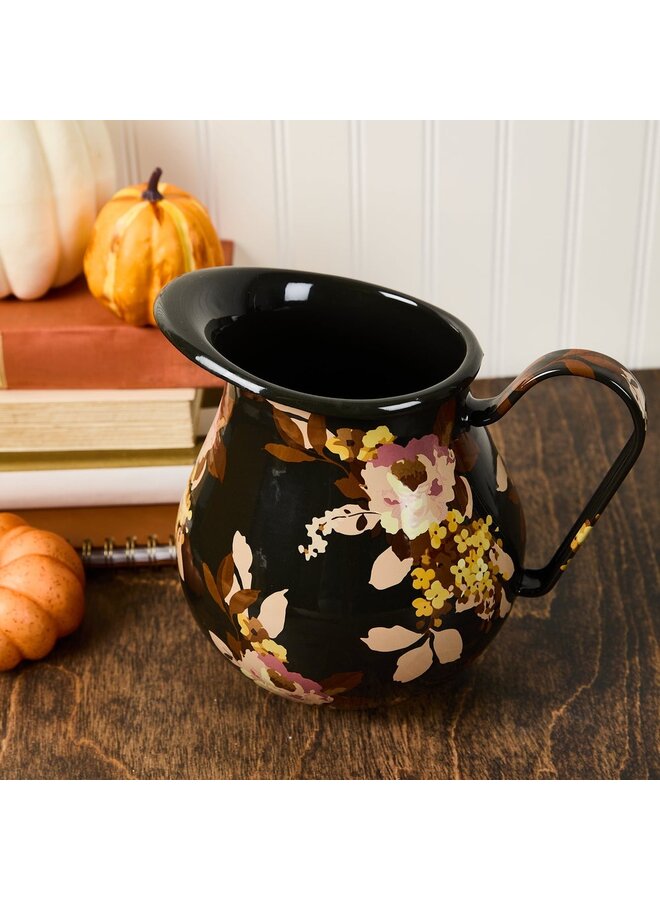 Wild Rose Brown Pitcher