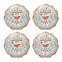 Sofia Side/Cocktail Plate Set/4 - Multi