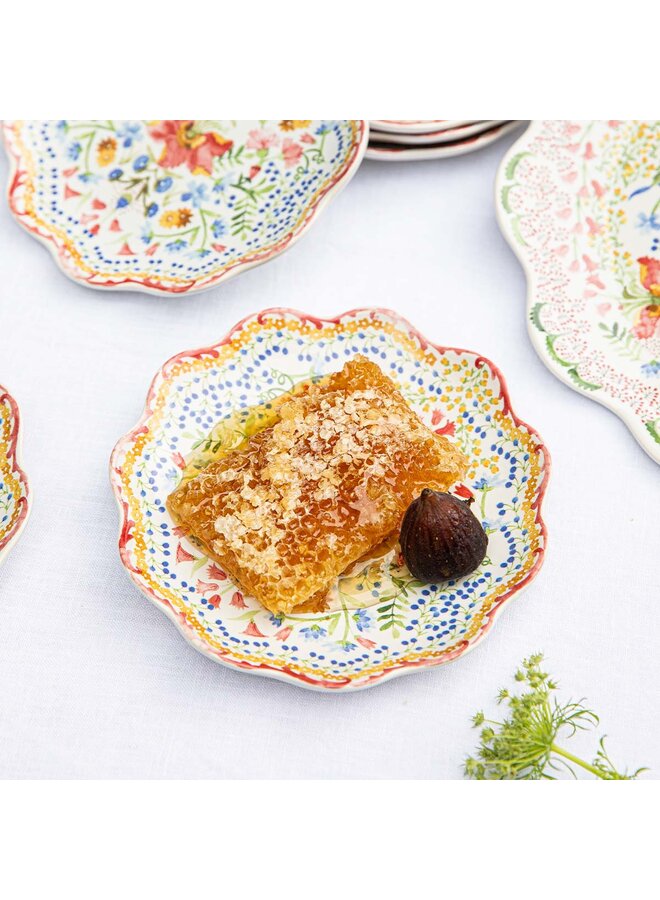 Sofia Side/Cocktail Plate Set/4 - Multi
