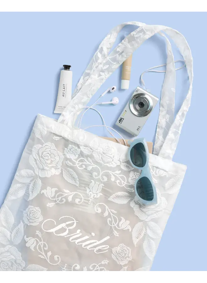 Lace Bride Tote