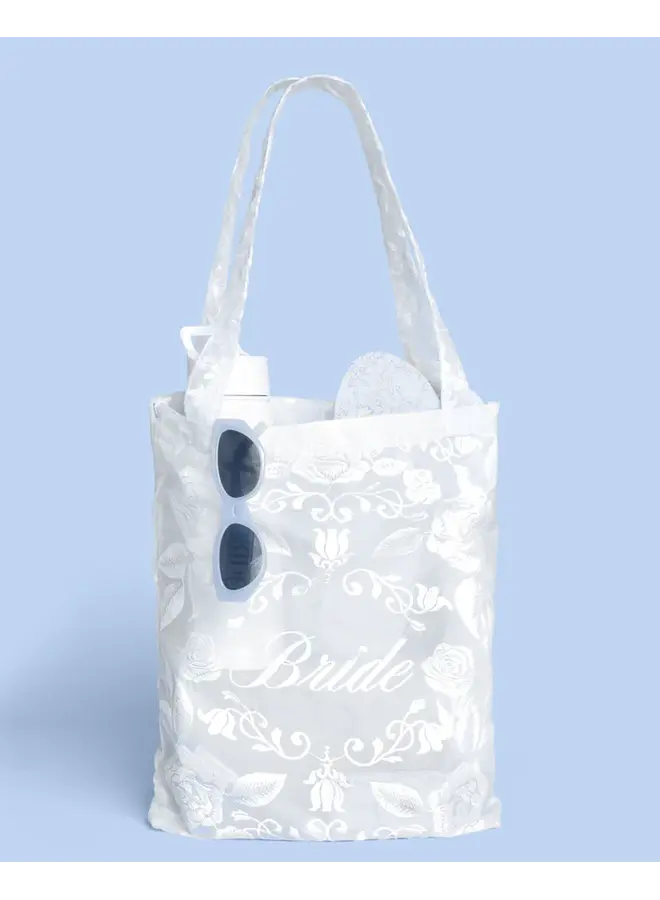 Lace Bride Tote