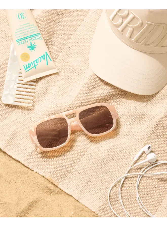 Pearlized Bride Aviator Sunglasses