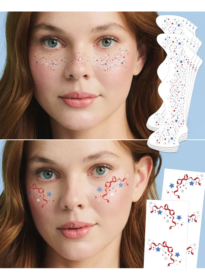 Fourth of July Freckle Tattoos