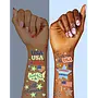 Fourth of July Glow in the Dark Tattoos