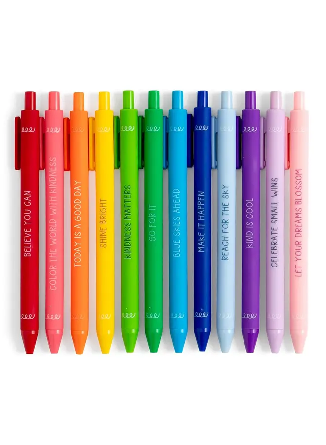 Happy Colors Crayon-Inspired Pen Set