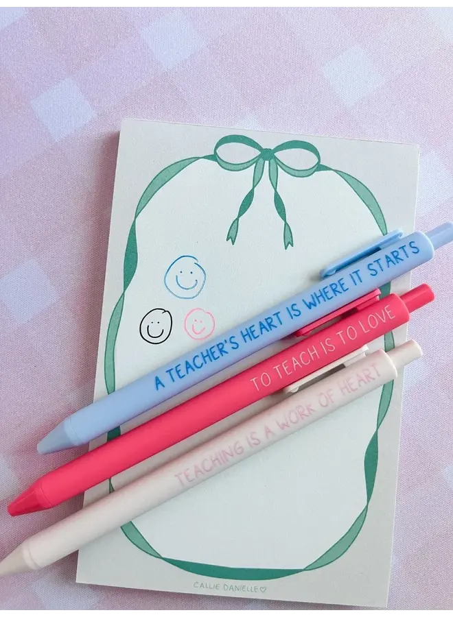 Love For Teachers Pen Set