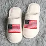 American Flag Slippers -