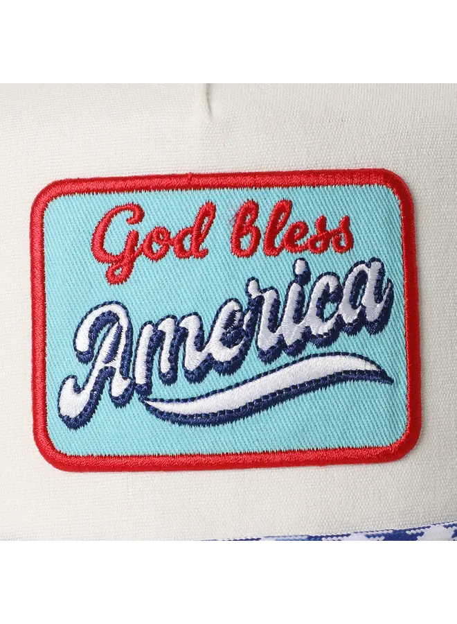 God Bless America Trucker Hat