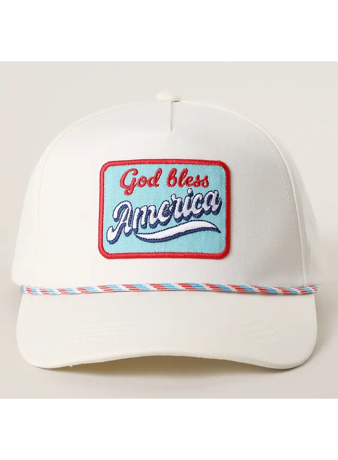 God Bless America Trucker Hat