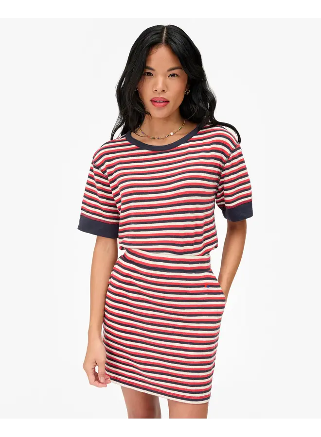 Le Mini Tube Skirt-Stripe