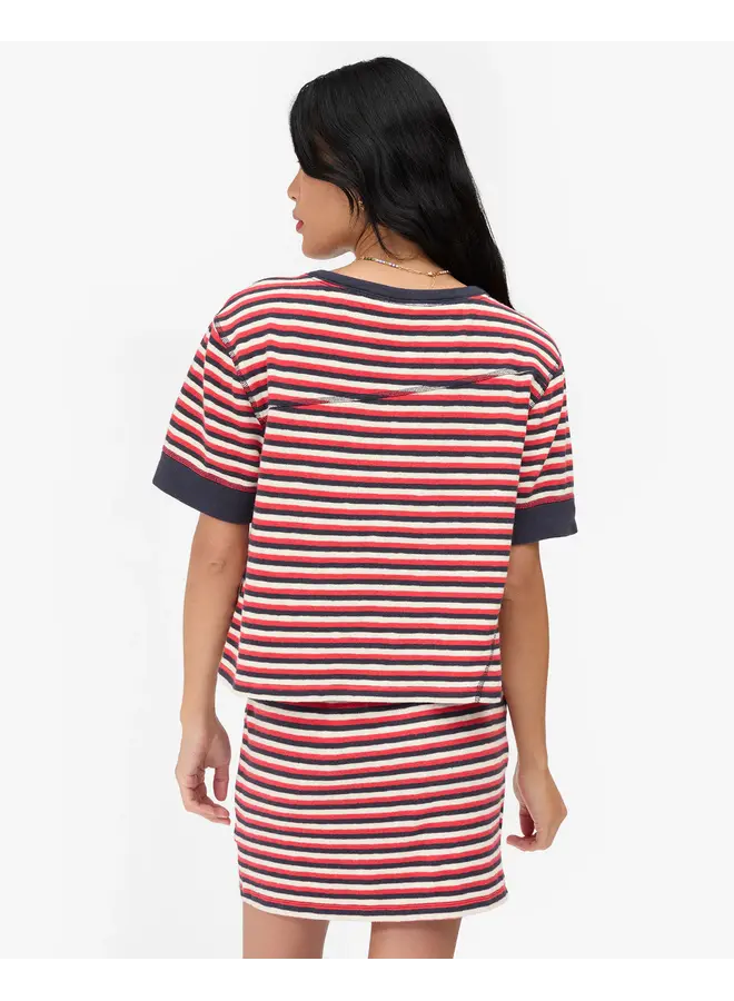 Le Mini Tube Skirt-Stripe