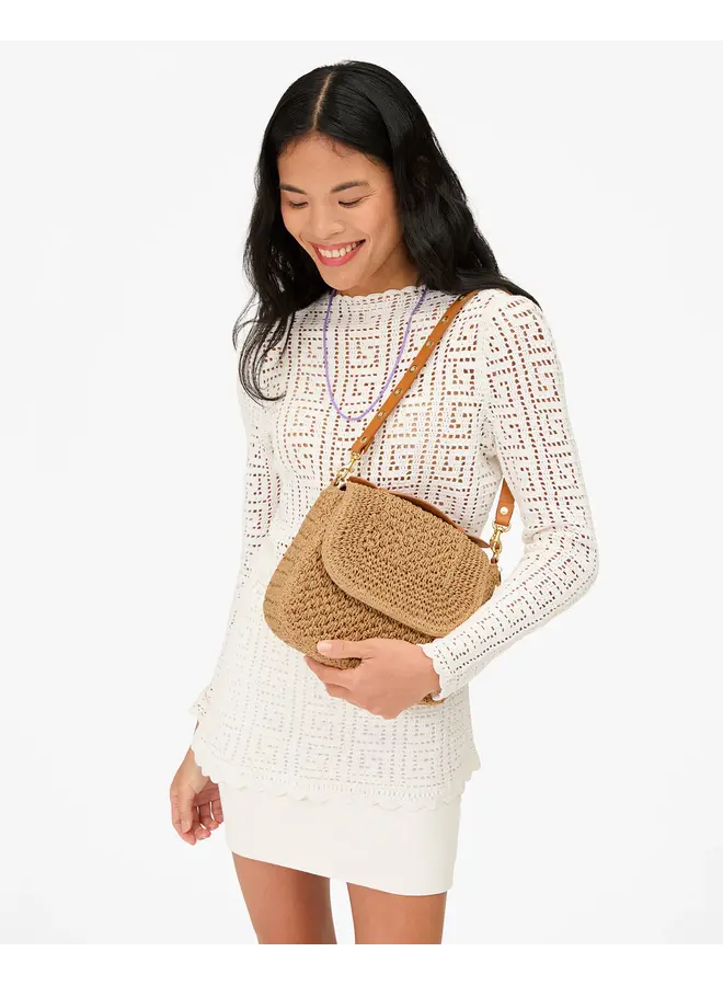 Louis with Top Handle - Twisted Raffia Palm