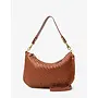 Moyen Messenger - Woven Zig-Zag Hazelnut